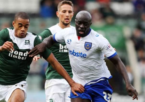 Pompey striker Patrick Agyemang Picture: Joe Pepler