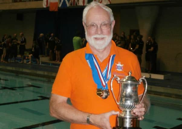 David Slade with his regional trophy David