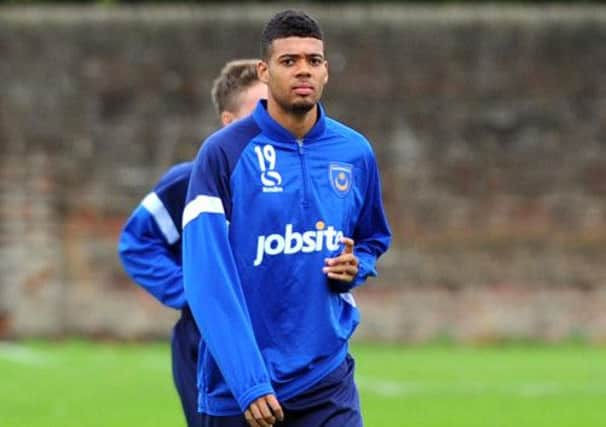 Jake Jervis trains with Pompey Picture: Allan Hutchings