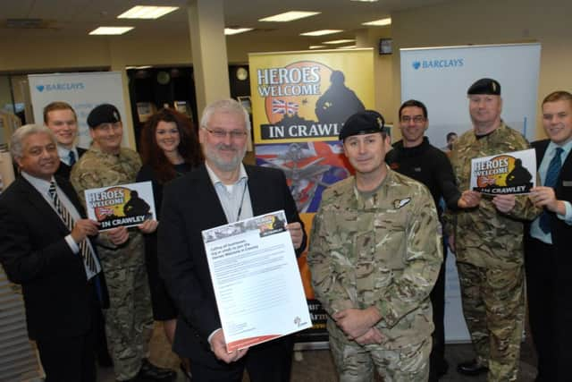 jpco-27-11-13 Heroes welcome in Crawley (Pic by Jon Rigby)