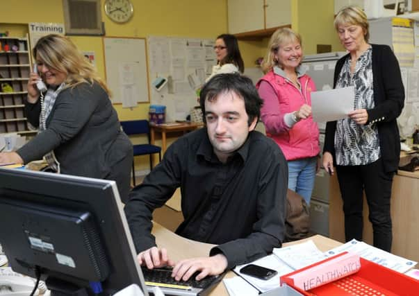 Volunteers at work at the CAB in Littlehampton