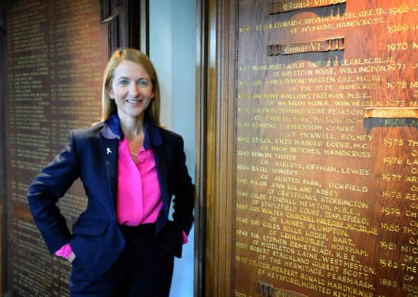 Katy Bourne, PCC for Sussex. Taken at County Hall, Lewes. 11/10/13