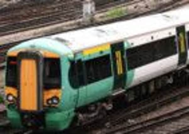 A Southern train on the Brighton Main Line