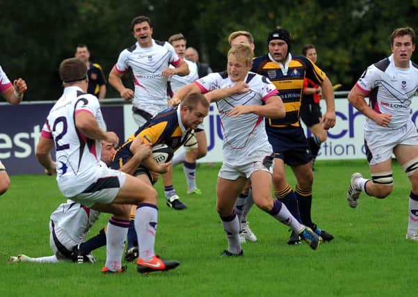 Sam Hewick touched down for Raiders at Blaydon