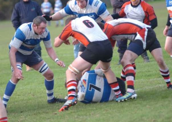 Hastings & Bexhill on the attack in the win over HSBC last weekend. Picture by Simon Newstead