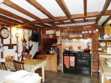 Kitchen at Seagulls House in High Street, Hastings