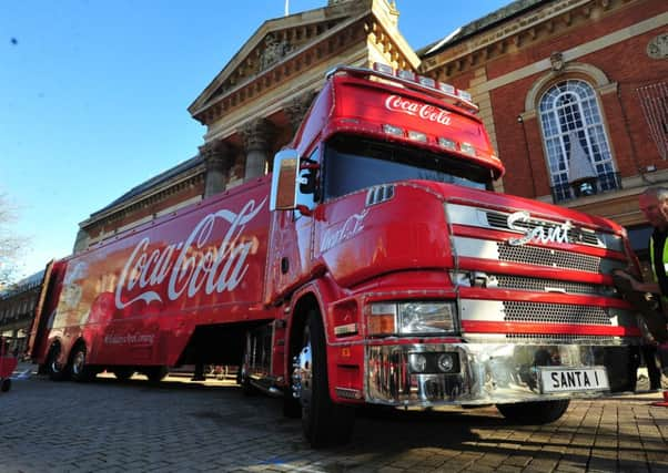 The Coca-Cola truck