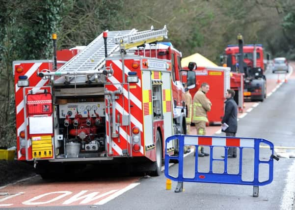 JPCT 070113 S14020862x Worthing Road, Horsham. Water pumping causes road closure -photo by Steve Cobb