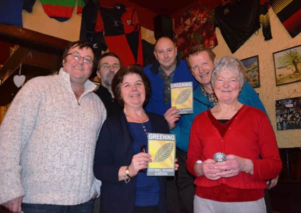 Norfolk Arms owner Pam Tayler, centre, with the Steyning 10:10 Climate Action Group