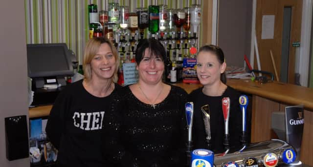 jpco-15-1-14 Maidenbower Community Club, L-R, Nicky Piper, Nichola Skinner & Sue Ireland  (Pic by Jon Rigby)