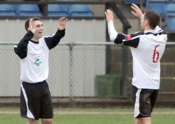 Nick Sullivan (left) was superb against Lewes