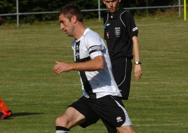 East Preston captain Joe Shelley is set to return against Brantham Athletic