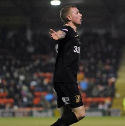 Leyton Orient V Crawley - Nicky Adams celebrates his goal against Leyton Orient (Pic by Jon Rigby)