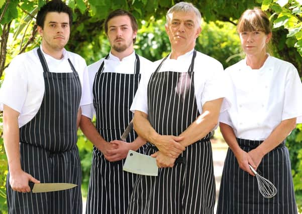 Chefs from Jeremys restaurant - Sussex Food and Drink Awards    Robert Lightbody, Jimmy Gray, Jeremy Ashpole and Vera Ashpool