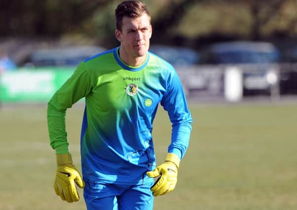 Horsham goalkeeper Mark Zawadski had the misfortune of being beaten by his opposite number on Saturday