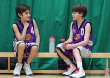 Horsham Hawks U11s stars Antonio Lozzi and Joshua Lea-Clayton have selected for south east England SUS-140204-115351002