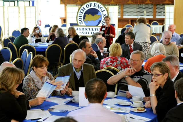 Lord Lieutenant's Voluntary Sector Liason and Support Group Mid Sussex Working Together meeting.  . Pic Steve Robards SUS-140204-233314001