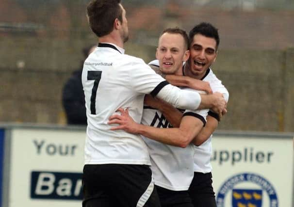 East Preston players celebrating