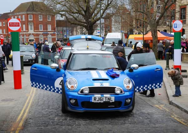 Mini day at Horsham's Piazza Italia.