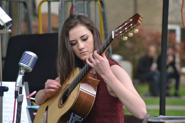 Zoe Kelsall-Barnett at launch of Festival of Chichester