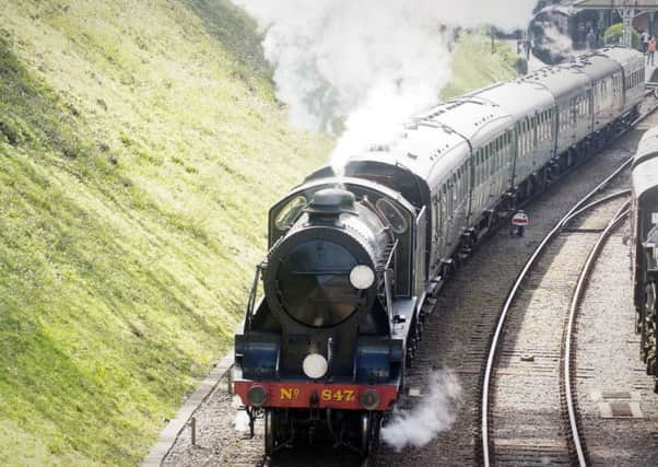 The group will make a steam-hauled journey on the Bluebell, the heritage railway that has its carriage and wagon works at Horsted Keynes Station