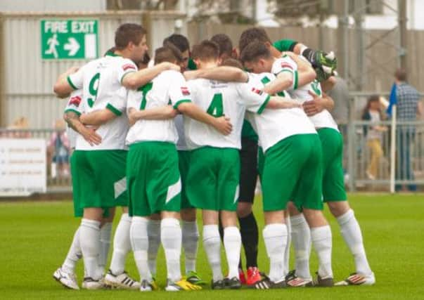 Bognor Regis are through to the Sussex Senior Cup final at the Amex for a second year. Below: Dan Sullivan impressed for YM