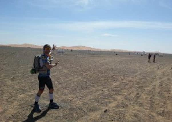 Scott Kendall took part in a 156-mile footrace across the Sahara