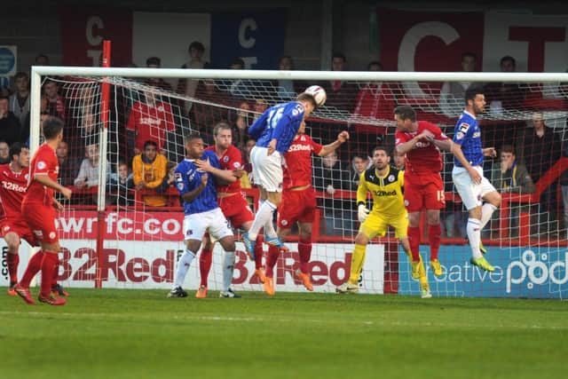 Crawley Town V Carlisle 29-4-14 (Pic by Jon Rigby)