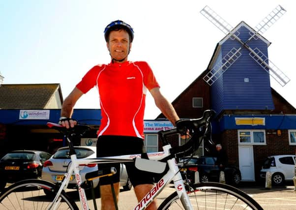 Dr Tim Kimber will be doing the London to Brighton Bike Ride to raise money foy The Windmill Entertainment Centre, Littlehampton. Photo by Derek Martin