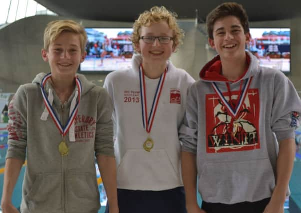 The St Richard's Catholic College team which was crowned National Schools' biathlon champions