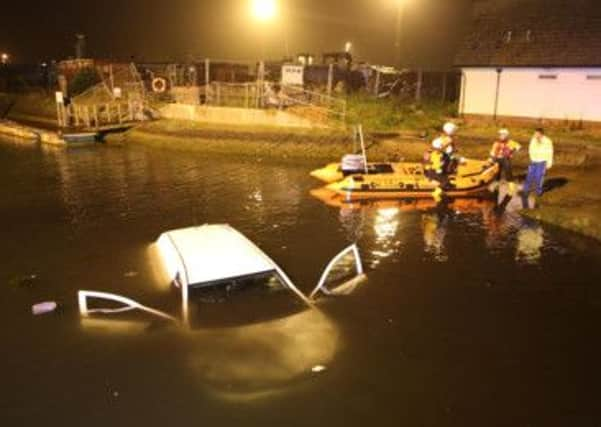 A thorough search found that no-one had been in the vehicle     Photo by Eddie Mitchell