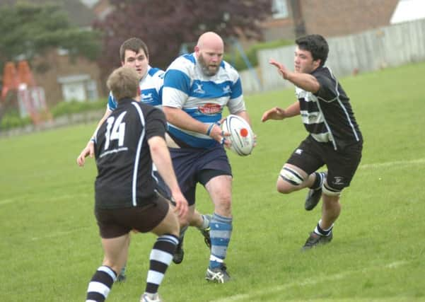 Action from Pulborough against Hastings & Bexhill in the Shield final