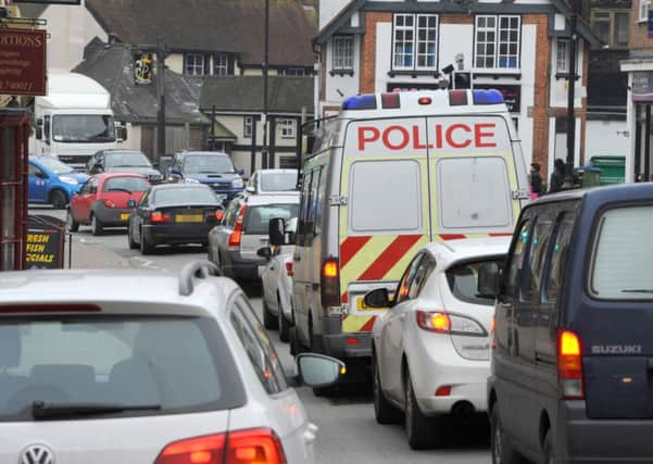 JPCT 130213 Traffic in Storrington. Photo by Derek Martin ENGSUS00120130314141130