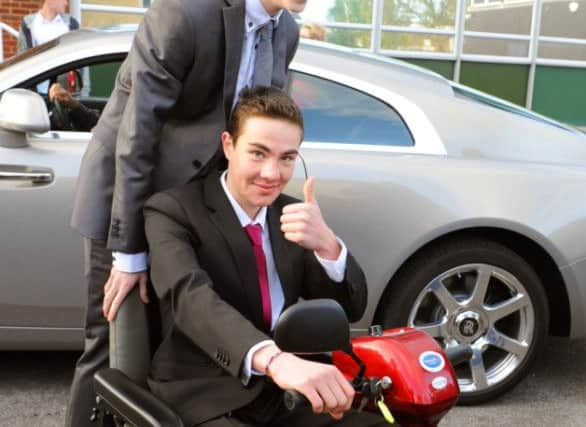 WH 090514 Our Lady of Sion Prom. Robert Montague and Will Reddick (driving). Photo by Derek Martin SUS-141205-102007001