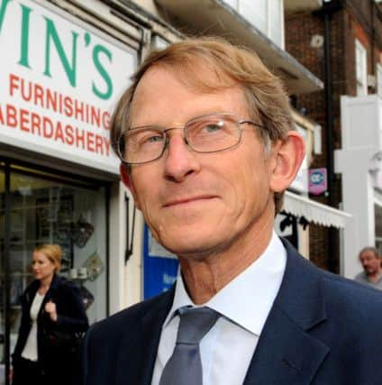 Colin Buxton from Baldwins fabric shop on South Road. Pic Steve Robards