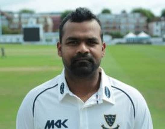 Ashar Zaidi scored an unbeaten 69 and took three wickets on his debut for Bexhill Cricket Club last weekend