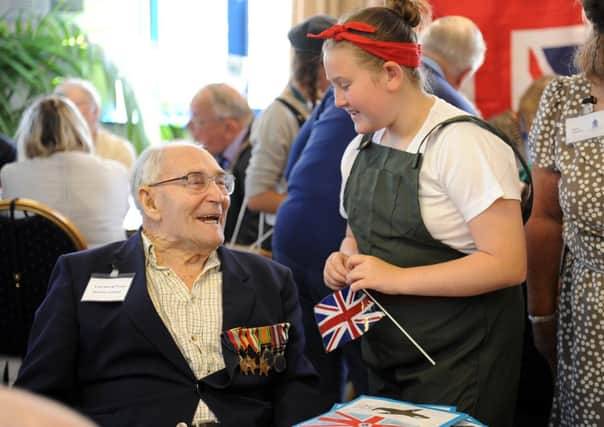 Ernest Brett, 99, who served with the Derbyshire Yeomanry                           D14231215