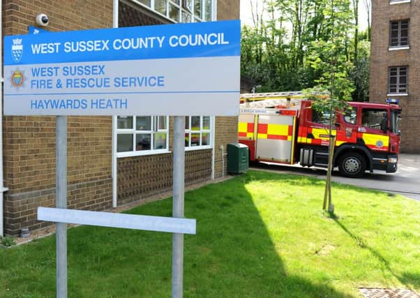 Haywards Heath Fire Station. Pic Steve Robards SUS-140513-091354001