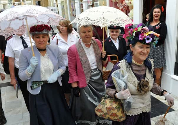 Victorian era cotumes turn heads in Worthing