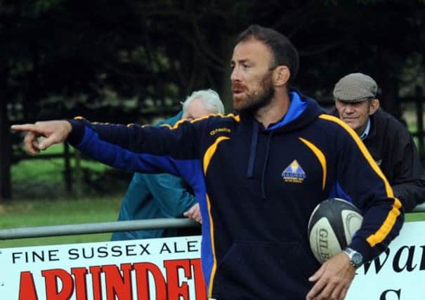 Worthing Raiders Rugby Club head coach Kieron Dawson