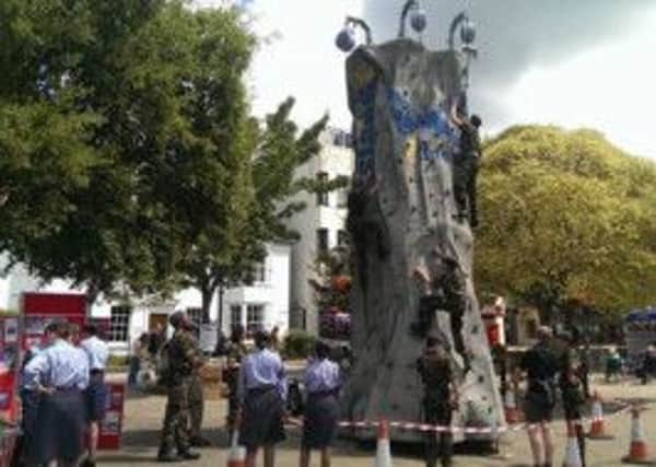 Horsham Air Cadet's recent involvement at Horsham celebration of Armed Forces Day SUS-140707-151525001