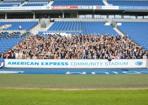 Prom in the stands