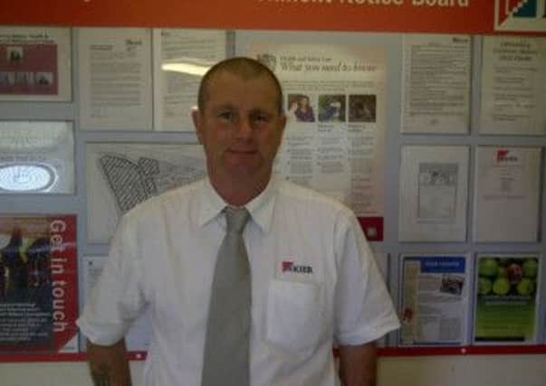 Award-winning site manager Martin Harvey