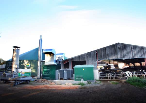 HOR 191009 Crouchlands farm, Kirdford. Gwyn Jones. anaerobic digester. -photo by steve cobb