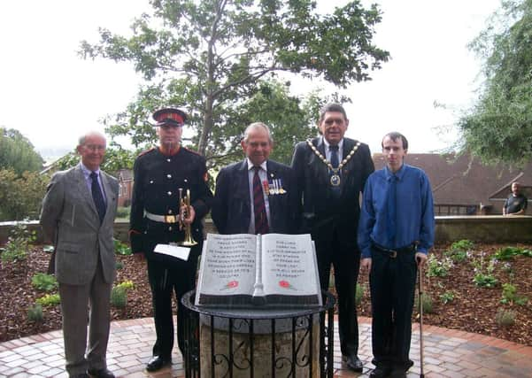 Cllr John Wallace, Clive Longhurst, Col. Barttelot, Cllr OConnell and Martin Dale