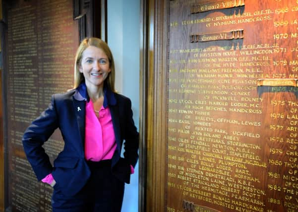 Katy Bourne, PCC for Sussex. Taken at County Hall, Lewes. 11/10/13 SUS-140704-144243001