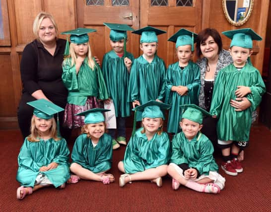 Little Monkeys Nursery Graduation Ceremony.Pictured are some of the children who are taking part in the ceremony. Christ Church, Worthing. Picture : Liz Pearce 230814. SUS-140823-185718008