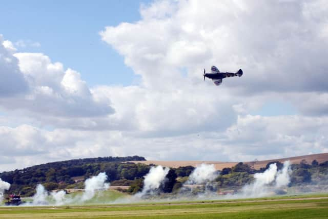 S35800H14 The D-Day scenario at this year's Shoreham Airshow