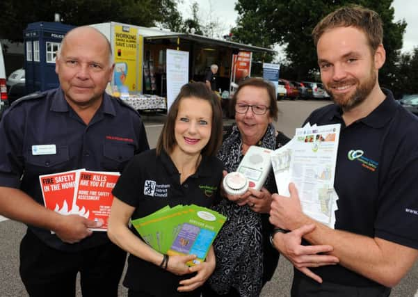 JPCT 010914 S14360851x Henfield. Horsham District Community Safety Partnership are hosting road shows -photo by Steve Cobb SUS-140109-122717001