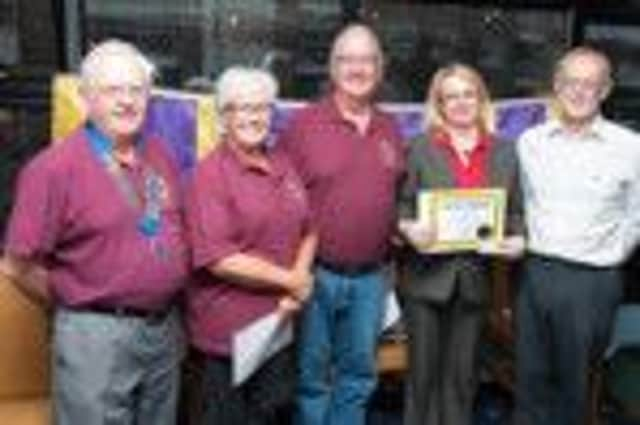 Bexhill Lions welcome new member Amanda Baldwin August 2014 SUS-140209-165153001